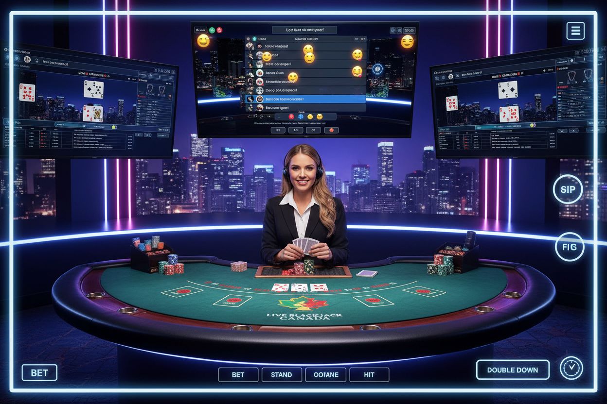 Live Dealer Blackjack Tables Accepting Canadian Players